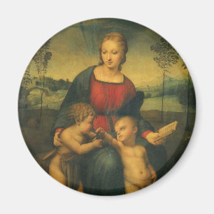 Madonna von Goldfinch von Raphael Sanzio Magnet