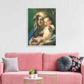 Madonna von Goldfinch von Tiepolo, Vintage Kunst Leinwanddruck (Insitu (Wohnzimmer))