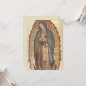 Madonna von Guadalupe (Nuestra Señora) (Virgen) Karte (Vorderseite/Rückseite Beispiel)