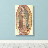 Madonna von Guadalupe (Nuestra Señora) (Virgen) Leinwanddruck (Insitu (Holzboden))