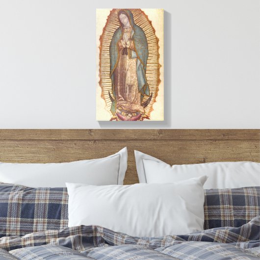 Madonna von Guadalupe (Nuestra Señora) (Virgen) Leinwanddruck (Insitu (Schlafzimmer))