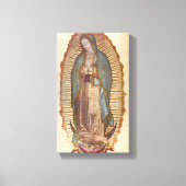 Madonna von Guadalupe (Nuestra Señora) (Virgen) Leinwanddruck (Vorderseite)