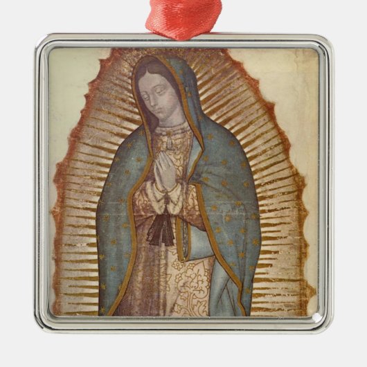 Madonna von Guadalupe (Nuestra Señora) (Virgen) Ornament Aus Metall (Vorne)