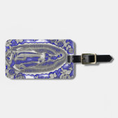 MADONNA VON GUADALUPE-SEGEN IM BLAU GEPÄCKANHÄNGER (Vorderseite horizontal)