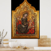 MADONNA VON HUMILITY by Vitale Da Bologna Poster (Küche)