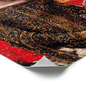 MADONNA VON HUMILITY Detail von Vitale de Bologna Poster (Ecke)