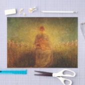 Madonna von Lilies von Gaetano Previati Seidenpapier (Handwerk)