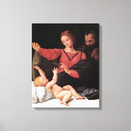 Madonna von Loreto - Raphael - c1511 Leinwanddruck (Vorderseite)