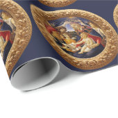 Madonna von Magnificat von Sandro Botticelli Geschenkpapier (Rolleneckpunkt)