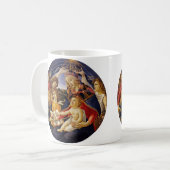 Madonna von Magnificat von Sandro Botticelli Kaffeetasse (Vorderseite Links)