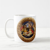 Madonna von Magnificat von Sandro Botticelli Kaffeetasse (Links)