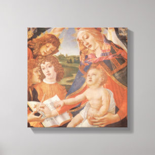 Madonna von Magnificat von Sandro Botticelli Leinwanddruck