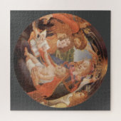 Madonna von Magnificat von Sandro Botticelli Puzzle (Horizontal)