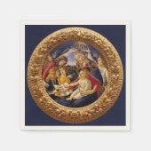 Madonna von Magnificat von Sandro Botticelli Serviette (Vorderseite)