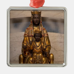Madonna von Montserrat schwarzes Madonna Spanien Ornament Aus Metall