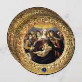 Madonna von Pomegranate Einladung (Vorne/Hinten)