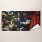 Madonna von Rosary, Caravaggio Badehandtuch (Badehandtuch)