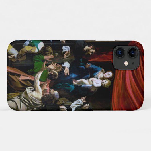 Madonna von Rosary, Caravaggio Case-Mate iPhone Hülle (Rückseite (Horizontal))