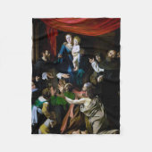 Madonna von Rosary, Caravaggio Fleecedecke (Vorderseite)