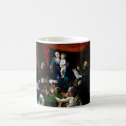 Madonna von Rosary, Caravaggio Kaffeetasse (Mittel)