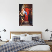 Madonna von Rosary (Öl auf Leinwand) Leinwanddruck (Insitu (Schlafzimmer))