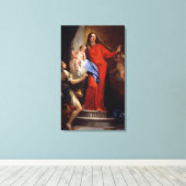 Madonna von Rosary (Öl auf Leinwand) Leinwanddruck (Insitu (Holzboden))