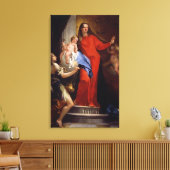 Madonna von Rosary (Öl auf Leinwand) Leinwanddruck (Insitu (Wohnzimmer))