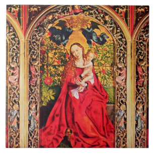 MADONNA VON ROSE BOWER MIT ANGELN FLIESE