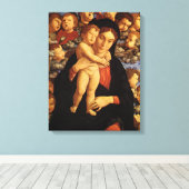Madonna von Tscherubim von Andrea Mantegna Leinwanddruck (Insitu (Holzboden))