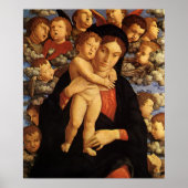 Madonna von Tscherubim von Andrea Mantegna Poster (Vorne)