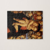 Madonna von Tscherubim von Andrea Mantegna Puzzle (Horizontal)