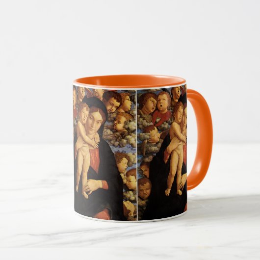 Madonna von Tscherubim von Andrea Mantegna Tasse (VorderseiteRechts)