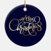 Madonna von W. Bouguereau. Fine Art Christmas Gesc Keramikornament (Hinten)