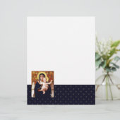 Madonna von W. Bouguereau. Weihnachtsbriefe (Stehend Vorderseite)