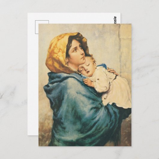 Madonnina - Roberto Ferruzzi Postkarte (Vorne/Hinten)
