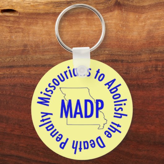 MADP-Schlüsselanhänger, gelb Schlüsselanhänger (Vorderseite)