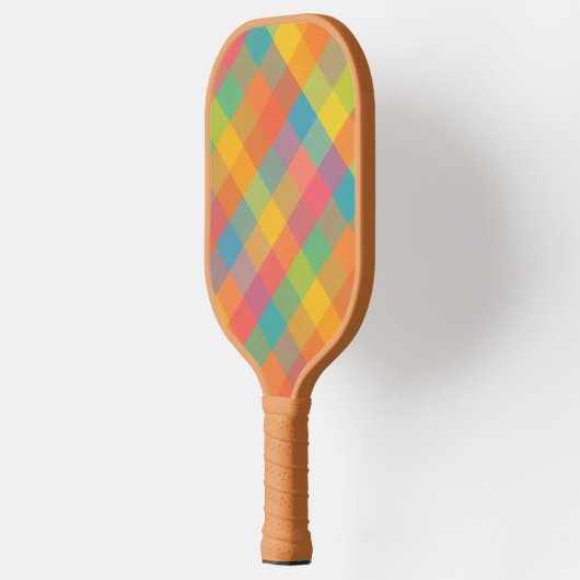 Madras Breeze - Diagonal Kariert Pickleball Paddle (Links)