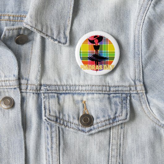 MADRAS DAY LOGO-KIEFER BUTTON (Beispiel)