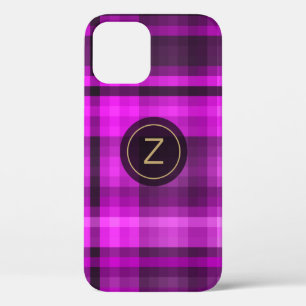 Madras Hot Pink Girly Pattern Maßgeschneidertes Mo Case-Mate iPhone Hülle