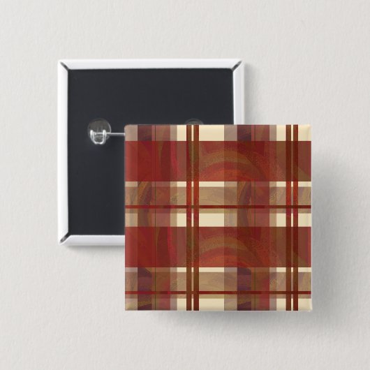 Madras Kariert Fall Red Button (Vorne & Hinten)