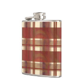 Madras Kariert Fall Red Flachmann (Links)