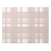 Madras Kariert Fall Red Notizblock (Vorderseite)
