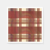 Madras Kariert Fall Red Serviette (Vorderseite)