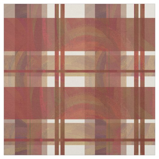 Madras Kariert Fall Red Stoff (Muster)