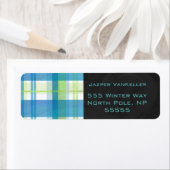 Madras Kariert Green und Blue (Insitu)