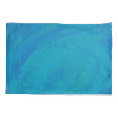 Madras Kariert Green und Blue Kissenbezug (Rückseite)