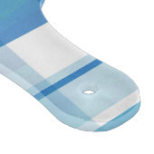 Madras Kariert Green und Blue Schneidebrett (Ecke)