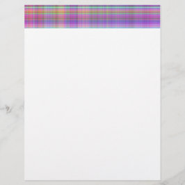 Madras kariert in Blau, Türkis, Rosa, Gelb, Grün