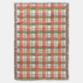 Madras Karierte Weihnachten Decke (Vorderseite Vertikal)