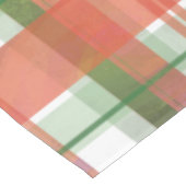 Madras Karierte Weihnachten Tischdecke (Schrägansicht)